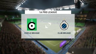 Cercle Brugge vs Club Brugge | Belgian Pro League (28/01/2021) | Fifa 21