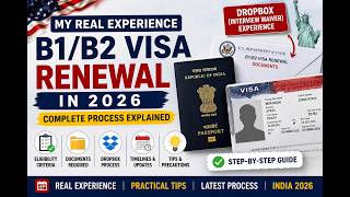Real B1/B2 Visa Renewal Experience in 2026 | Dropbox Process India