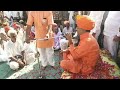 mahant shri pratappuri maharaj addressing the general public in bhadriya pokaran