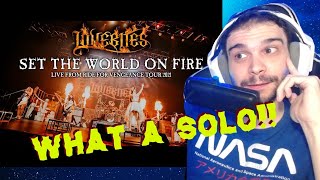 🎧 🇮🇹 Best Solo?! React to 🇯🇵 LOVEBITES / Set The World On Fire [Live from Ride For Vengeance Tour]