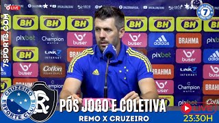 🔥 DERROTA !Pós Jogo e Coletiva REMO 2X1 CRUZEIRO (PAULO PEZZOLANO)- COPA DO BRASIL 2022