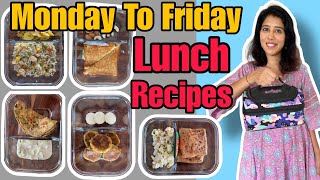 Monday To Friday Kids Lunch Recipes | கிட்ஸ் லஞ்ச் பாக்ஸ் ரெசிப்பீஸ் | School Lunchbox Ideas