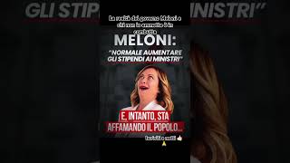 La realtà del governo meloni... #riflessioni #politica #crisi #menzogne