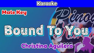 Bound To You by Christina Aguilera (Karaoke : Male Key)