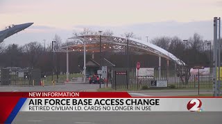 Wright-Patterson AFB announces change to base access