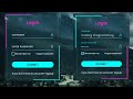 How To Make Animated Transparent Login Form using HTML & CSS | Web Development Step by step Tutorial