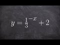 How to graph an exponential function