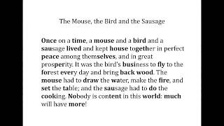 英語よみきかせリズミクス - The Mouse, the Bird and the Sausage