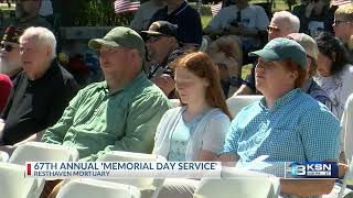 Wichita's 67th annual Memorial Day service honors fallen heroes