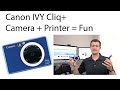 Canon IVY Cliq+ camera and printer