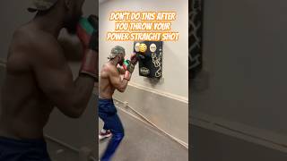 Do NOT Do This After Power Shot‼️#boxing #shorts #learning #mma #share #subscribe #trending #tips