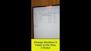 Windows 11 Quick Tip--Change Folder & File View #shorts #windows11 #windowstips