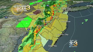 Severe Thunderstorm Warning Issued For Delaware Valley, Parts Of New Jersey