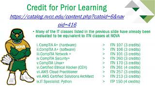 NOVA: Certificates and Workforce Development Programs