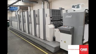 Used Sakurai Oliver 466SD with anilox coater for sale   four colour A2 size offset   Gab Supplies Lt