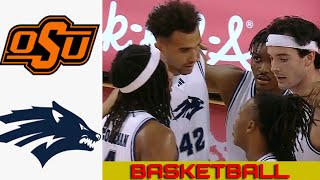 OKLAHOMA STATE vs NEVADA Basketball Game Full Highlights 2024