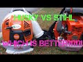 STIHL BR 800 VS HUSKY 580 BTS