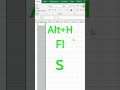 How to use auto fill in excel #shorts #youtubeshorts #excel