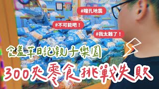 夾零食系列｜300元夾零食被電慘了！？台南含羞草日記親子樂園！台湾UFO キャッチャー UFO catcher 夾娃娃