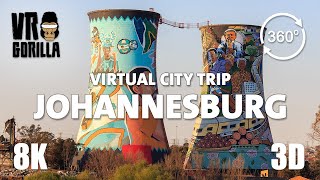 Guided VR Tour of Johannesburg, South Africa(short) - Virtual City Trip -  8K 360 3D