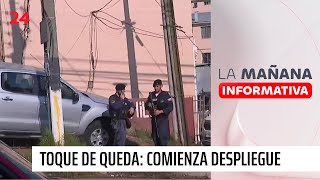 Toque de queda: comienza despliegue militar en Valparaíso | 24 Horas TVN Chile