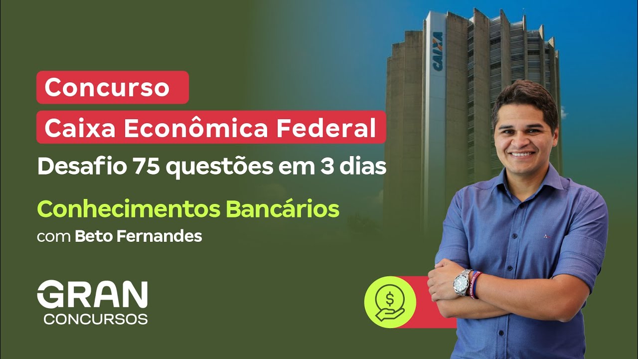 Concurso Caixa Econômica - Desafio 75 Questões Em 3 Dias ...