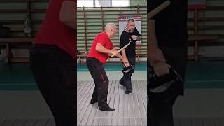 De-ashi-barai when training with weapons. #martialarts #kungfu .