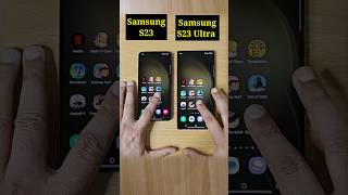 Samsung Galaxy S23 Ultra Vs Samsung Galaxy S23 Speed Test Comparison | #shorts