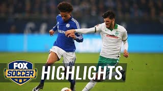 FC Schalke 04 vs. Werder Bremen | 2015–16 Bundesliga Highlights