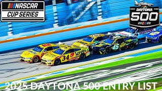 2025 Daytona 500 Entry List