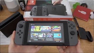 Nintendo Switch Unboxing and Setup!