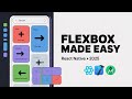 React Native Flexbox Mastery for Beginners (2025) – Complete Layout Crash Course