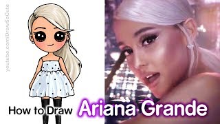 How to Draw Ariana Grande | No More Tears Left To Cry Music Video