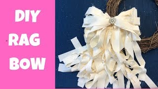 How To Make A Rag Bow - Simple Rag Bow Tutorial