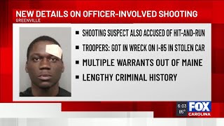 Police: Greenville officer-involved shooting suspect has lengthy criminal history