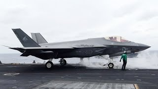 最新「Ｆ３５Ｃ」発艦！オスプレイで米空母「カール・ビンソン」へ【自衛隊探訪記】