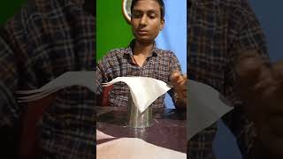 Simple Science Experiment  | Water Vs Tissue Paper | Tissue Paper Experiment Shorts #shorts #viral