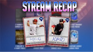 Moments Extreme|Signature Series Teams|98 OVR Andrew Miller|98 OVR Jim Edmonds|97 OVR Torii Hunter|