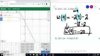 Unit 2 Function Notation (Calculator Hacks) DESMOS