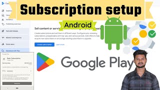 Subscription setup in Google play console | android subscription setup | in app subscription Android