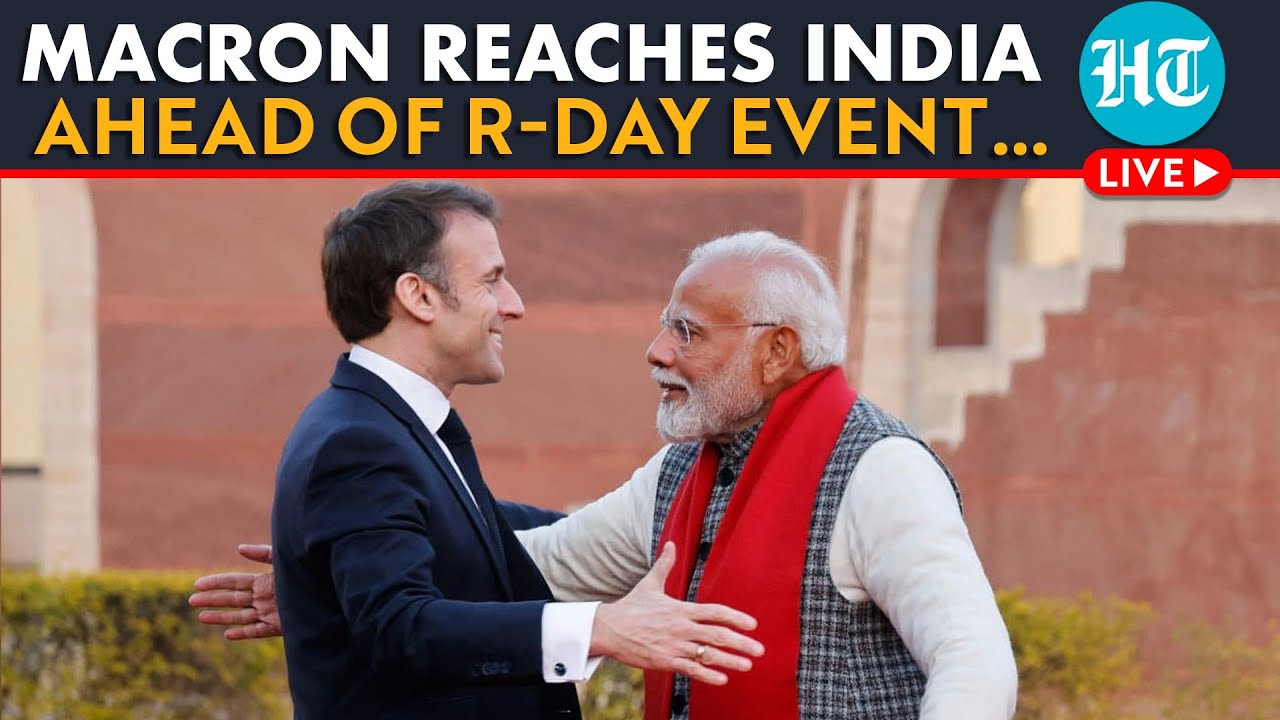 LIVE | PM Modi Embraces French President Macron At Jaipur's Jantar ...