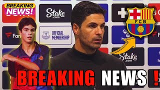 🚨IT HAPPENS NOW🔥 MIKEL ARTETA COMMENTS ABOUT COACHING BARCELONA INSTEAD OF XAVI🔥 BARCA NEWS TODAY!