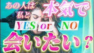 【これこそ本物⚠️ハッキリYES or  NO】本気のあの人の気持ち💗あの人は会いたいと思ってるのか、いつ会えるのかを視ます　個人鑑定級　タロット占い