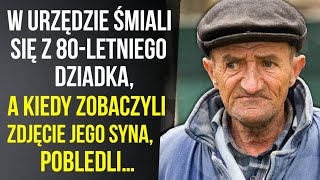 W urzędzie śmiali się z 80-letniego dziadka, a kiedy zobaczyli zdjęcie jego syna, pobledli…