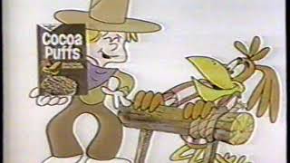 1981 General Mills Cocoa Puffs "Tied up, cuckoo for cocoa puffs" TV Commercial