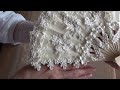 Altered Vintage lace fan