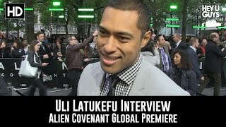 Uli Latukefu Premiere Interview - Alien Covenant