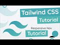 #tailwindcss  How to Create Responsive Navigation Bar with Tailwind CSS | tailwind css tutorial