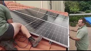 12 x JA 550W MONO CRYSTALLINE INSTALLATION