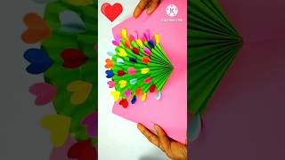 Easy Valentine's Day Card | Valentine's Day Crafts #shortvideo #shortsyoutube #viralshorts #viral